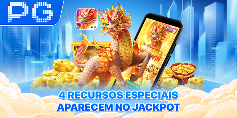 4 recursos especiais aparecem no jackpot